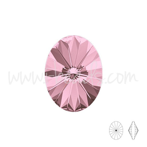 Kjøp Cristal 4122 oval rivoli krystall antikk rosa 8x6 mm (1)
