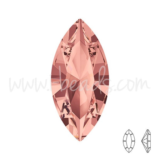 Kjøp crystal 4228 shuttle blush rosa 15x7mm (1)