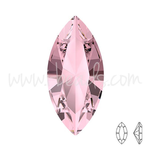 Kjøp crystal 4228 shuttle krystall antikk rosa 15x7mm (1)