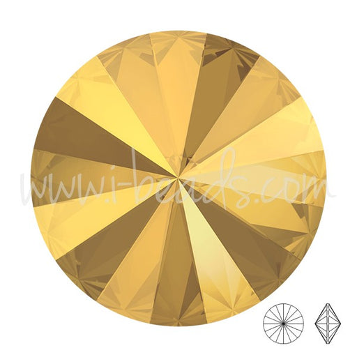 Kjøp Rivoli crystal 1122 crystal metallic solskinn 14mm (1)