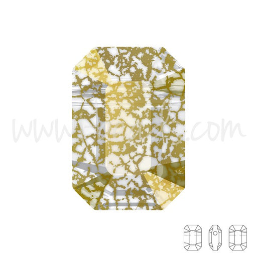 Kjøp Krystallperler 5514 pendel krystallgull patina 8x5,5 mm (2)