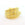 Detaljhandel 1 meter semsket rhinestone gul blomst 10mm x 2mm semsket skinn utseende
