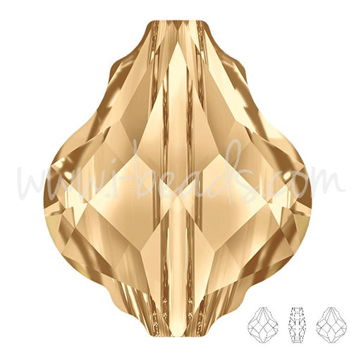 Kjøp Krystallperle 5058 barokk krystall gylden skygge 14mm (1)