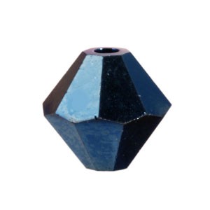 Kjøp Krystallperler 5328 xilion bicone metallic blå 2x 6mm (10)