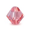 Kjøp Krystallperler 5328 xilion bicone rosa fersken 6mm (10)