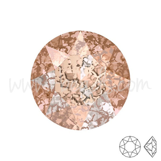 Kjøp Cristal 1088 Xirius chaton crystal rose patina effekt 6mm-ss29 (6)