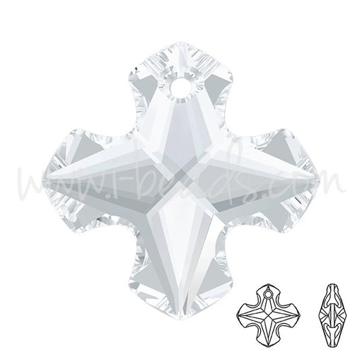 Kjøp Gresk kors anheng krystall 6867 krystall 18mm (1)