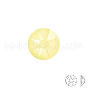 Kjøp Krystalllim rhinestones 2088 flat bak krystallpulver gul ss12-3.1mm (80)