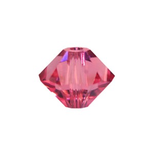 Kjøp Krystallperler 5328 xilion bicone rosa 3mm (40)