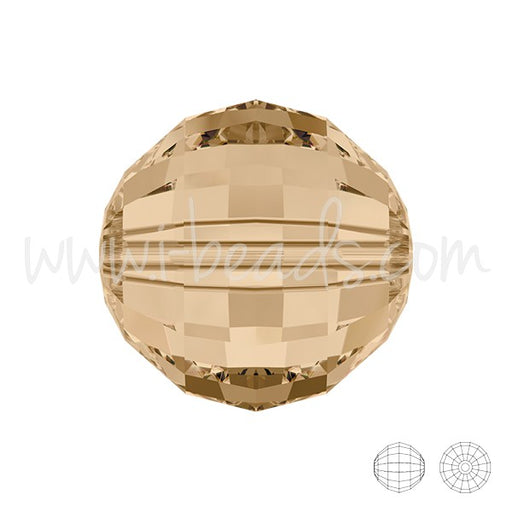 Kjøp Krystall sjakkbrett perle 5005 krystall gylden skygge 12mm (1)