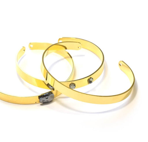 Kjøp Justerbart gullfarget armbånd 60 mm diameter (1)