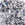 Grossist i Bohemske fasetterte perler sølvblå krystall 4mm (100)