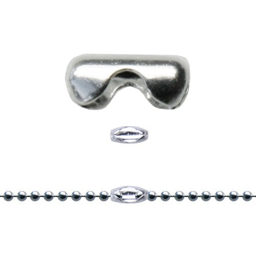 Kjøp Link for 1,5 mm kulekjede sølvmetall 5x2mm (5)