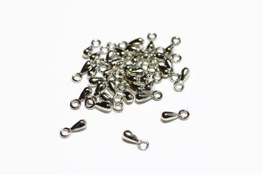 Kjøp platina tear drop perler x10 - 3x7 mm - smykker funn