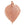 Detaljhandel Ekte osp blad anheng galvanisert rosa gull 50mm (1)