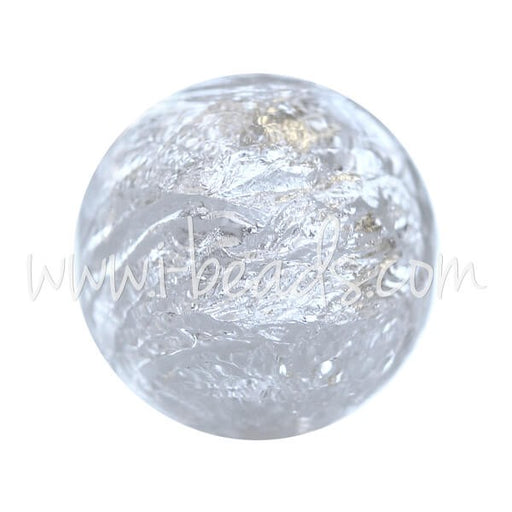 Kjøp Murano rund krystall og sølvperle 12 mm (1)
