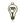 Detaljhandel Bronse lyspære anheng sjarm - 18x29mm