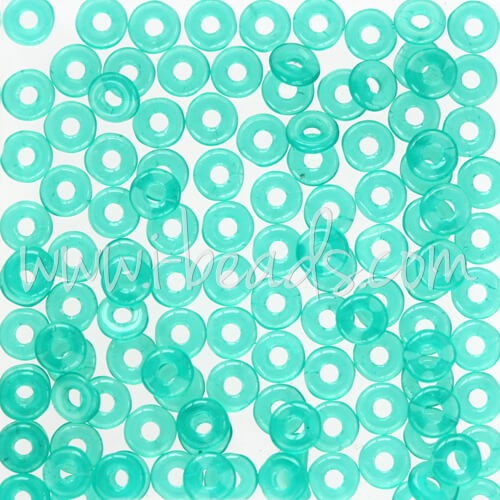 Kjøp O perler 1x3,8 mm alabast malakittgrønn (5g)