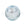 Detaljhandel Blå og sølv rund Murano perle 10mm (1)