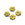 Grossist i Bohemske glassperler gul blomst og picasso 10mm (4)