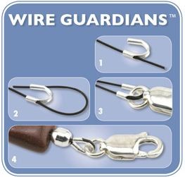 Kjøp Metalltrådbeskytter i gullfinish 4,5 mm (10)