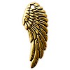 Kjøp Antikk gull metall vinge anheng 27mm (1)
