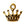 Detaljhandel King's crown sjarm gammelt gullmetall 14,5 mm (1)
