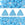 Detaljhandel KHEOPS by PUCA 6 mm ugjennomsiktig blå turkis silkematte (10g)