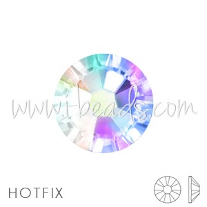 Kjøp Crystal rhinestones 2078 hotfix flat back crystal ab ss16-4mm (Pakke med 1440 stykker)