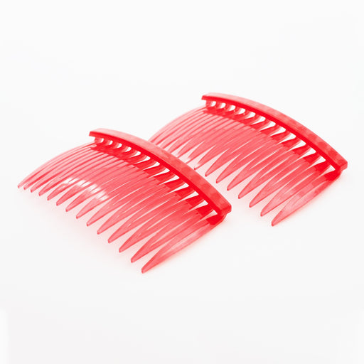 Kjøp røde kamstenger i plast for å tilpasse x2 - 46x70 mm