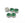 Grossist i 5 runde smaragdgrønne rhinestone perler sett 8x8x6 mm, Hull: 1 til 1,5 mm for å sy eller lime - Akryl rhinestones