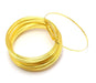 Vente en gros 20 tours de fil plat à mémoire en métal OR 55mm de diamètre création de colliers et bracelets