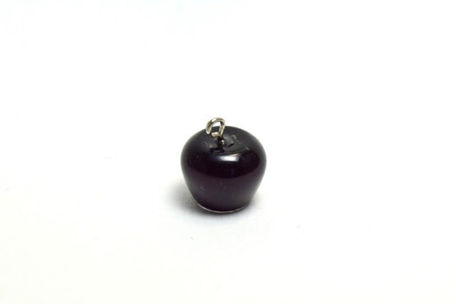 Kjøp svart epleanheng 15x14 mm, Hull: 2 mm