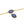 Grossist i Pen oval blå lilla tanzanitt-kontakt i fasettert akryl sett i gull messing 18x12x6 mm