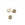 Grossist i 1 gullanheng 12x9x5 mm, Hull: 2 mm og røykgrå fasettert glass med gullkonturer