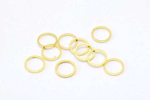 Kjøp 20 gyldne ringer med gull messing koblinger - 10 mm - 1 mm - smykke primer