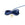Grossist i 4 meter sateng marineblå snor - 1 mm polyester for smykkesnor eller makramé