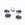 Detaljhandel svart ovalt sett rhinestone perler 10x12mm - x5 enheter - til å sy eller lime - Glass rhinestones