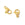 Grossist i 2 gullbelagte hummerspenner i rustfritt stål 10x6 mm - funn for dine gullsmykkekreasjoner