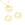 Grossist i gull lotusblomst anheng - lys gull X 2 - 20 mm - anheng for smykker til tilbehør