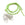 Detaljhandel Fjær pompong-kjede i grønt semsket skinnsett. 70 cm å sette sammen på et blunk