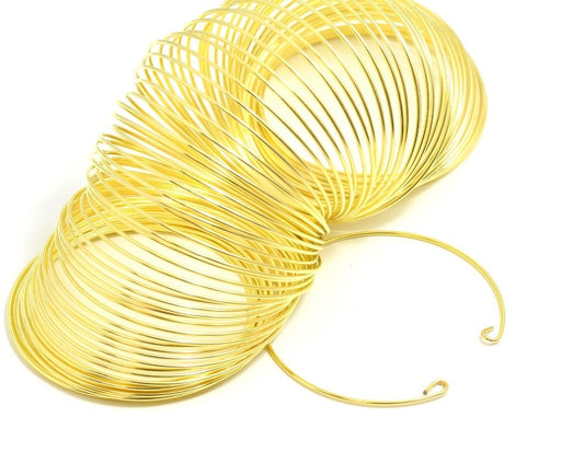 Kjøp Minnearmbånd i gull stål 5,5 cm og 1 mm
