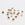 Grossist i sett rhinestone perler x20 rav oransje firkanter 5x4mm for å sy, tre eller lime