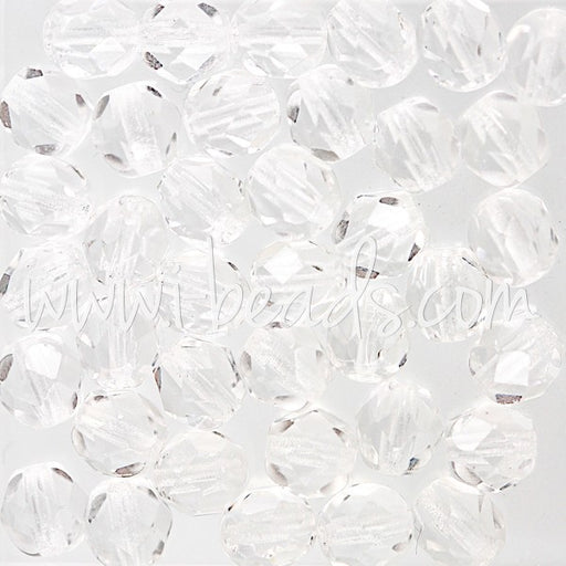 Kjøp Fasetterte bohemske krystallperler 6 mm (50)