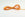 Grossist i 1 M Oransje vokset polyestersnor 1 mm