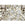 Grossist i Blanding av Toho junpaku perler - krystall/sølv (10g)