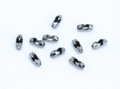 Kjøp kule kjede koblinger x10 gunmetal svarte spenner 1,5 mm