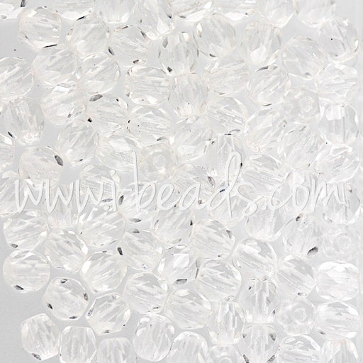 Kjøp Fasetterte bohemske krystallperler 4 mm (100)