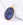 Grossist i Ovalt utskåret Scarab anheng Lapis Lazuli Sett 925 Sølv Gull 15x12mmmm (1)