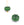 Detaljhandel Utskåret gresskarformet perle i grønntonet jade 12x8mm, hull 1mm (1)